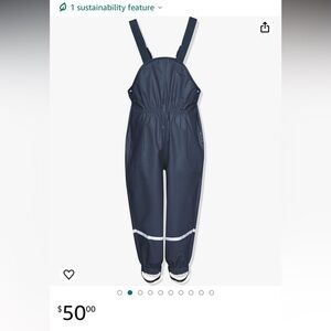 Playshoes play bibs size 140 (8/10) excellent condition